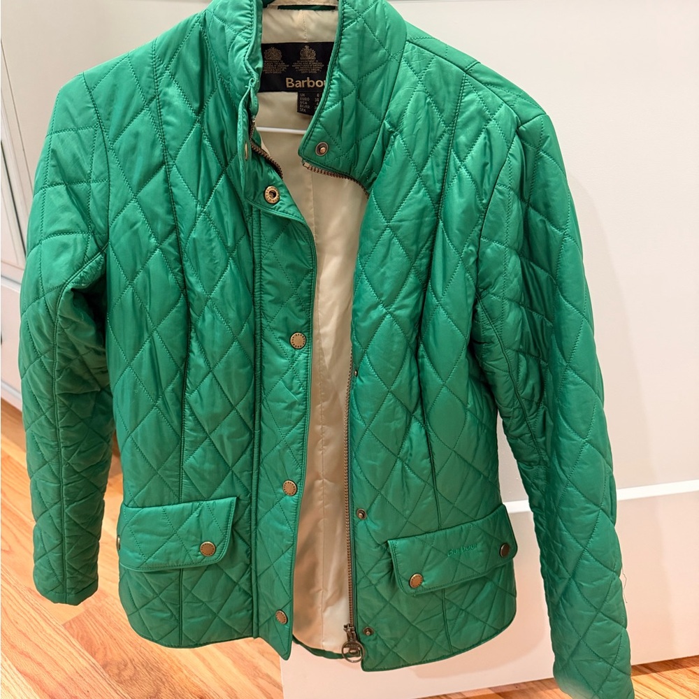 Barbour Flyweight Emerald Quilted Jacket